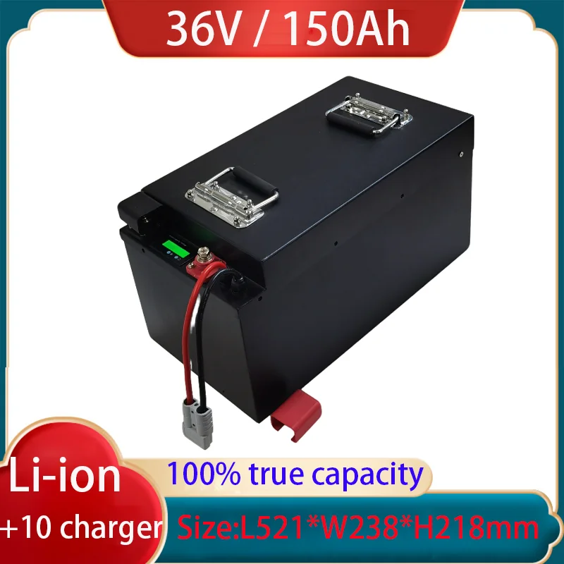 

36V 40Ah 50Ah 80Ah 100Ah 200Ah 300Ah 400Ah lithium ion battery pack for 4000W 2000w tricycle scooter boat Solar energy EV