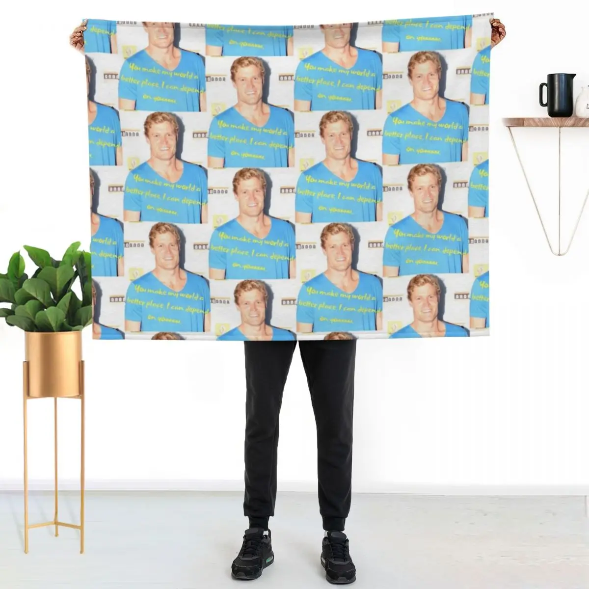 Dr Chris Brown Bondi Vet Throw Blanket Plaid blankets and throws Loose Plush heavy to sleep christmas gifts Blankets