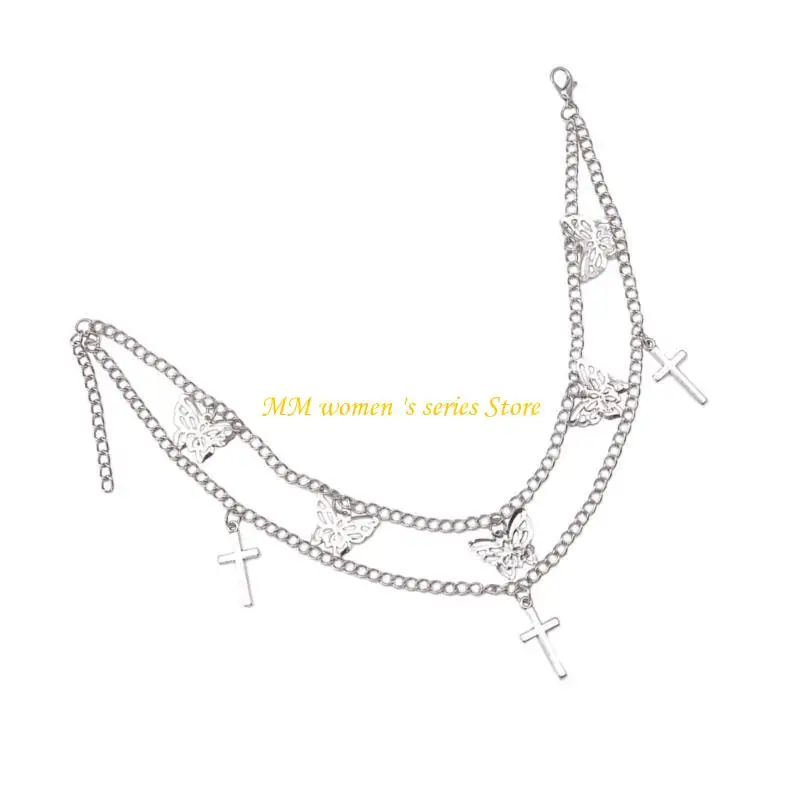 

Q39C Boot Chain Belt Butterfly Penden