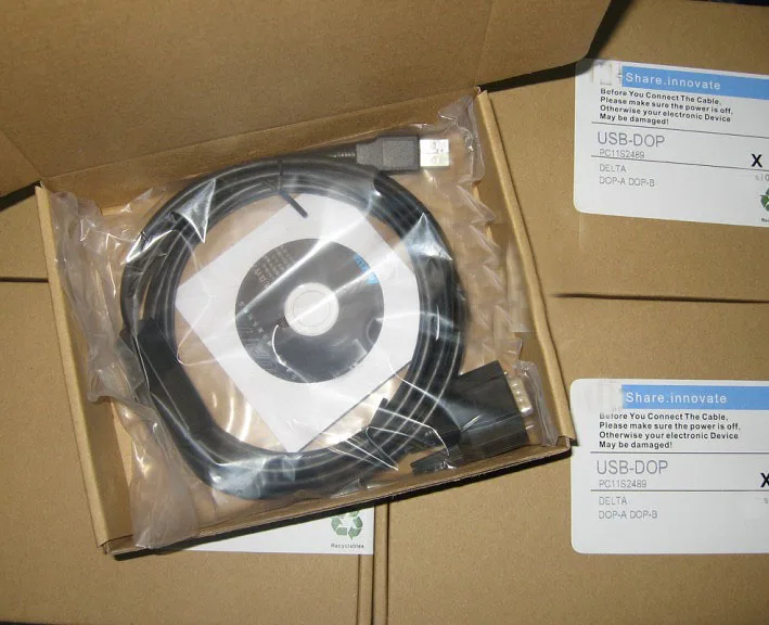 NUEVO cable de descarga de pantalla táctil Cable de programación USB-DOP