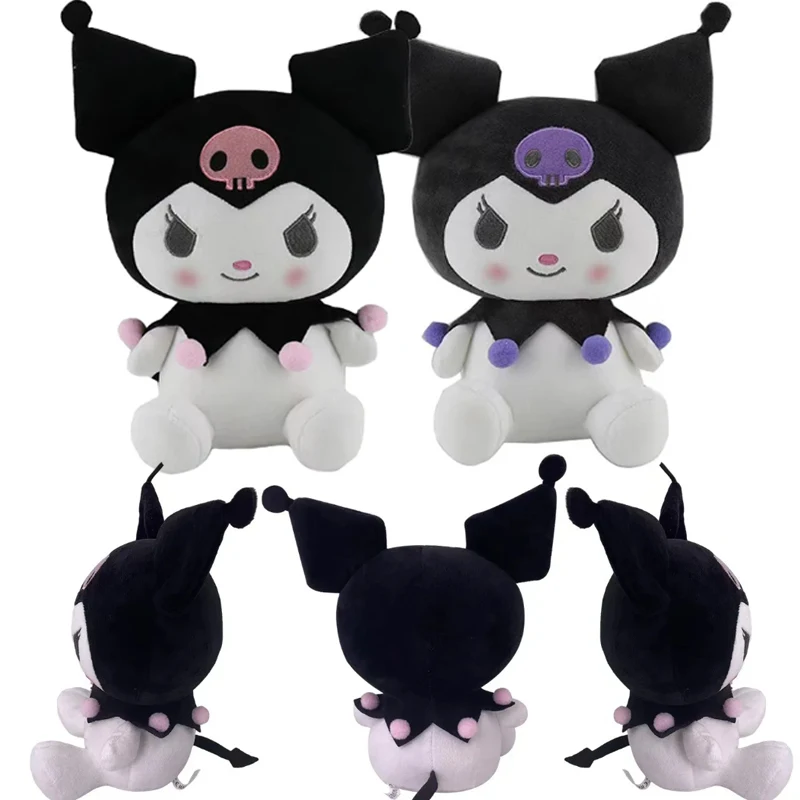 2026 Sanrio 25Cm Anime Kuromid Toys Kawaii Mymelody Cinnamorol Plush Soft Stuffed Animals Doll Plushie Pillow Xmas Gift Decor---