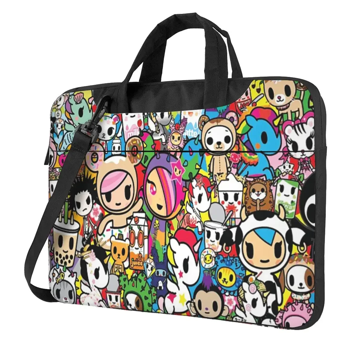 

Tokidoki Kawaii Donutella Sandy Unicorno Crossbody Laptop Bag Case Computer Bag 13 14 15.6 Inch Notebook Pouch for Macbook Pro