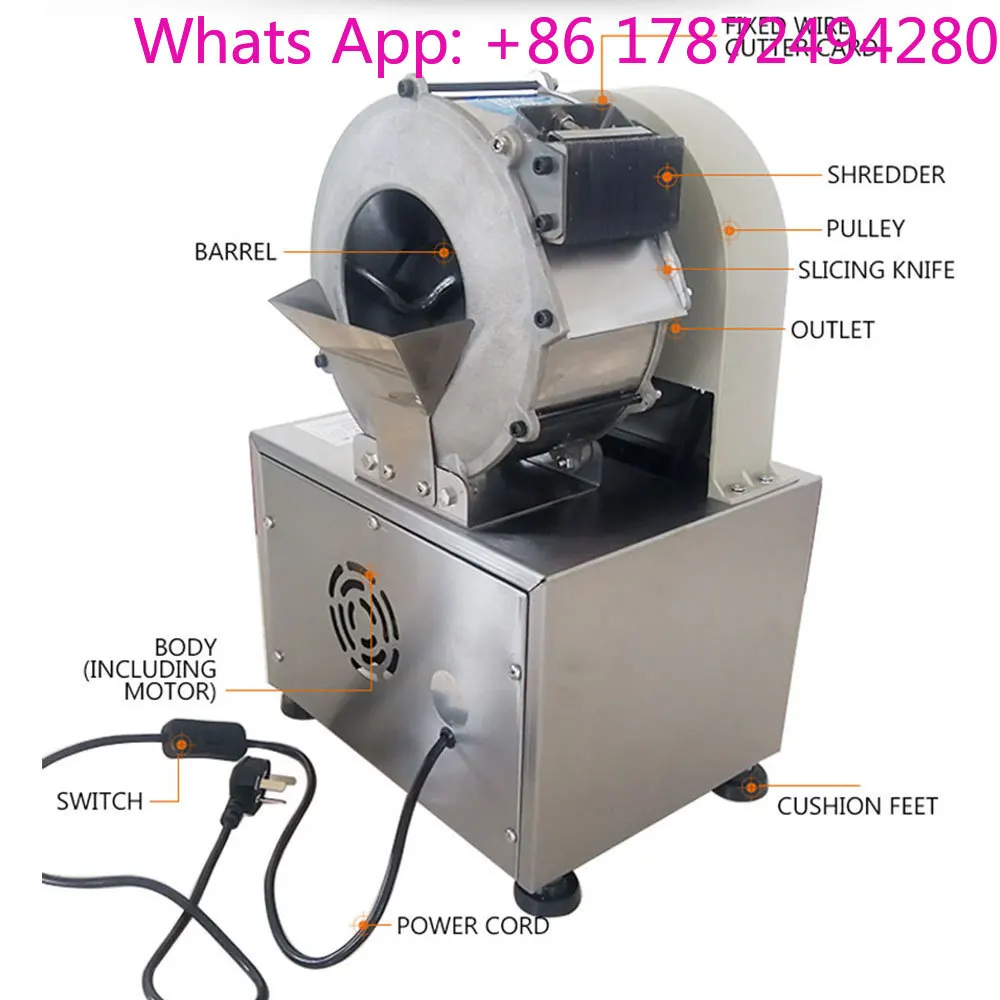 

2025 Version Potato Cutter Automatic Electric Slicer Shredder Vegetable Carrot Ginger Slicing Machine