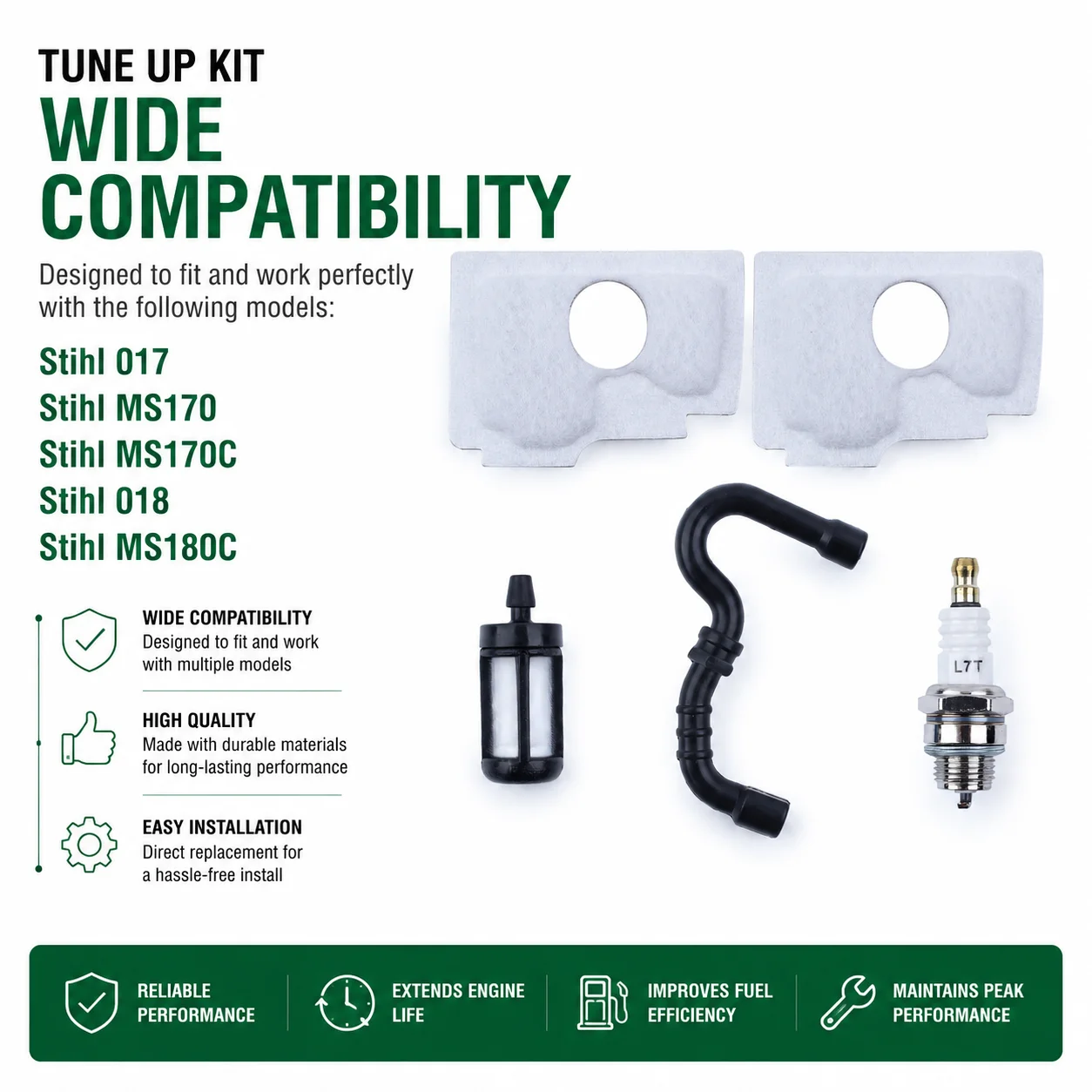 Kit Perbaikan Pengganti Filter - Stihl Chainsaw Ms170 ulasan dan harga