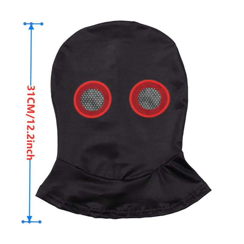 Maschera per giochi di ruolo per bambini Red Eye per ragazzi e ragazze Maschera per occhi di Halloween Cappello per spettacoli per feste di festival scolastici