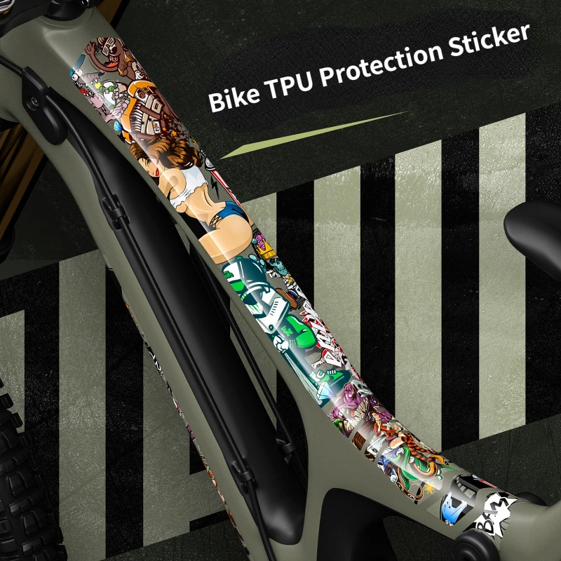 TPU Bike Protective Film MTB Road Bicycle Frame Care Protection Chain Decals Cycling Repair Scratch Anti-Scratch Sticker