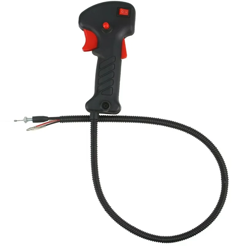 

ABUL-1Pcs 80Cm Long 19Mm Diameter Pipes Orange Trimmer Brush Cutter With Handle Switch Throttle Trigger Cable