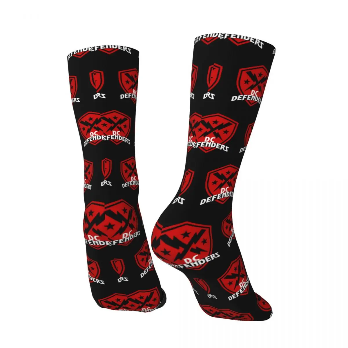 Crazy compression Defenders Sock for Men Vintage Defenders Quality Pattern Crew Sock Casual