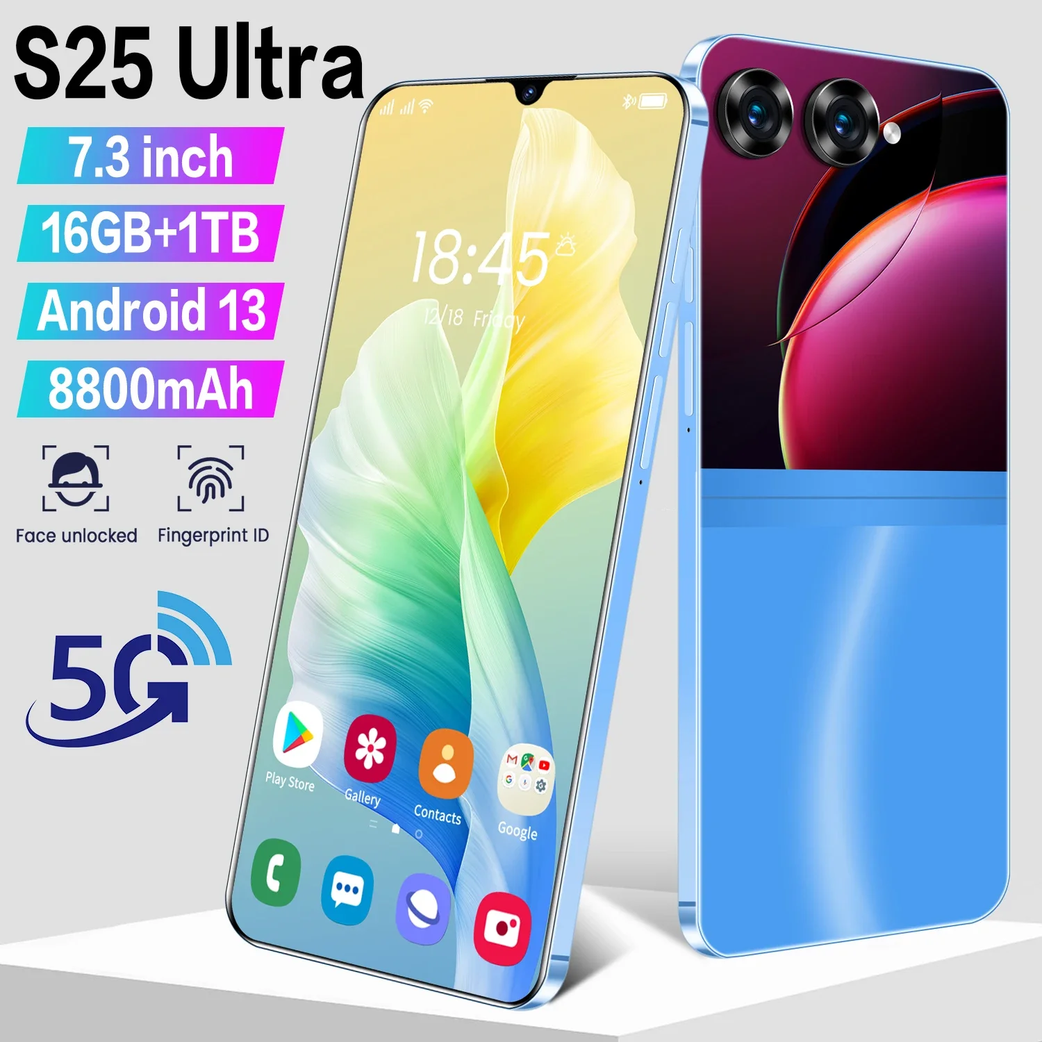 

S25 Ultra Smart Mobile Phones Original Smartphone 5G Dual SIM Android 13 Snapdragon 8 gen 2 Cell Phone Global Version Cellphones