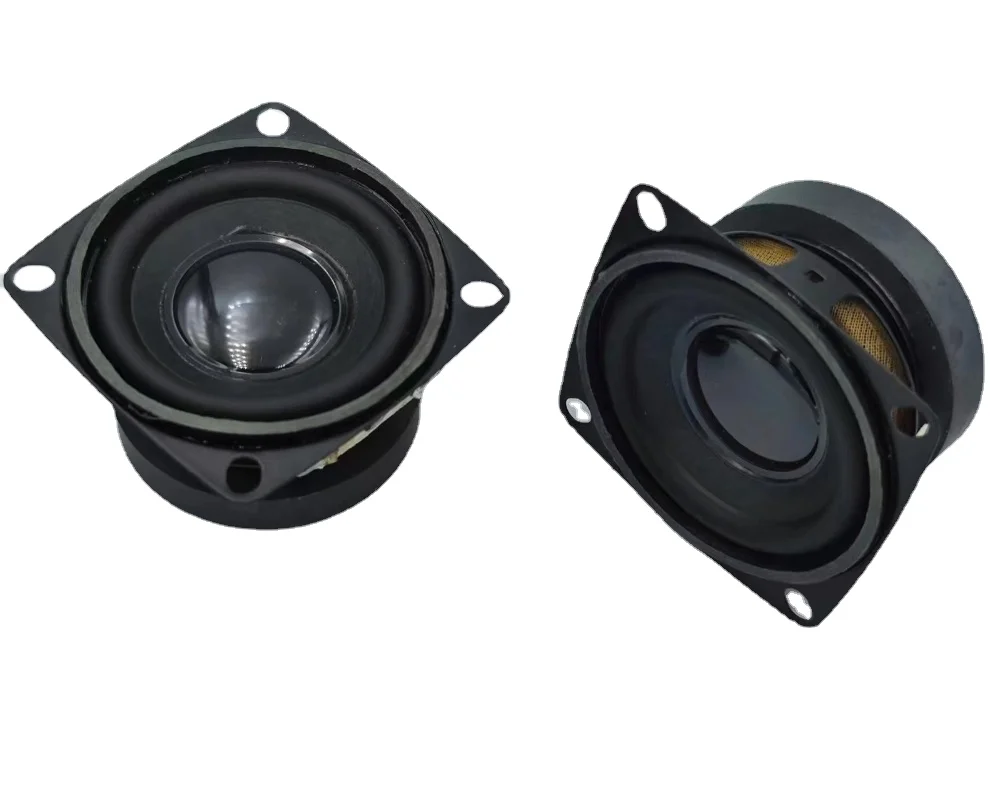 Sotamia 2pcs 2 inch tragbarer Audio-Lautsprecher 53mm 4 Ohm 5w Heimkino pu Seite Hifi-Lautsprecher DIY Stereo-Musik-Sound-Lautsprecher