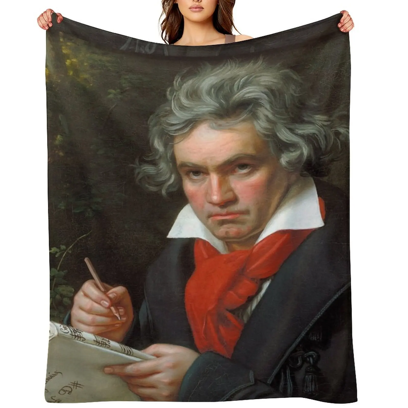 

Ludwig van Beethoven Throw Blanket for babies Soft Decoratives Blankets For Sofas Blankets
