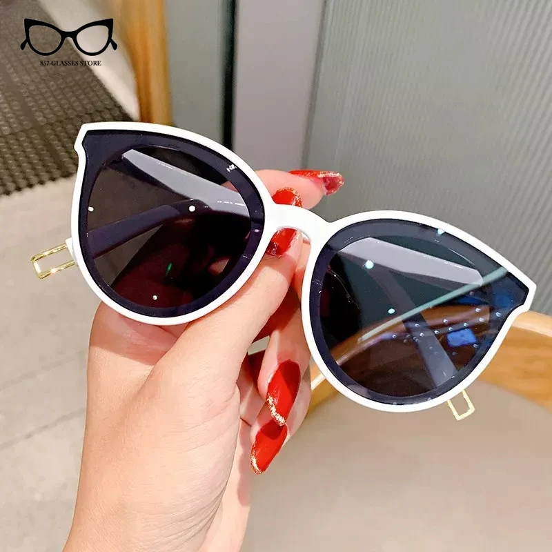 New Fashion Sunglasses Girls Boys Brand Round Vintage Children Sun Glasses Baby Shades Mirror Goggles Eyeglasses UV400 Eyewear