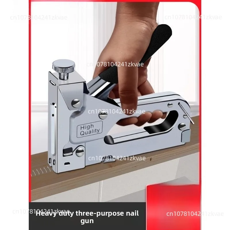 

Manual code nail gun household nailing artifact woodworking special tool collection three-in-one U-type horse nail air nailer
