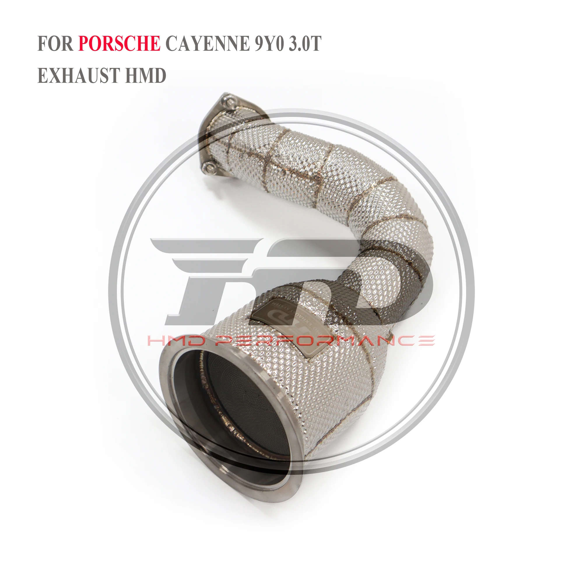 

HMD Exhaust System High Flow Performance Downpipe for Porsche Cayenne 9Y0 3.0T Car Accessories With and Without Catalytic