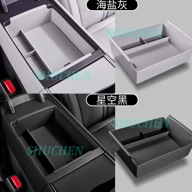 

Автомобильный подлокотник для хранения BYD Sea Lion 05 EV 2025, центральная консоль, ящик для хранения из АБС-пластика, аксессуары для интерьера без холодильника