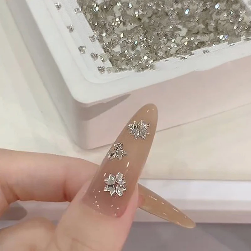 Mini Malt Flat Bottomed Nail Diamond, Strass, Super Rotterdam, Kling, DIY Nail Art, Décoration, Bijoux, 50Pcs