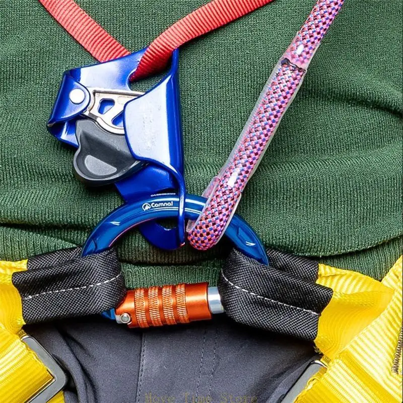 

92ME 20KN Outdoor Climbing Carabiner Semi-Circle Auto Locking Carabiner Aluminum Clip