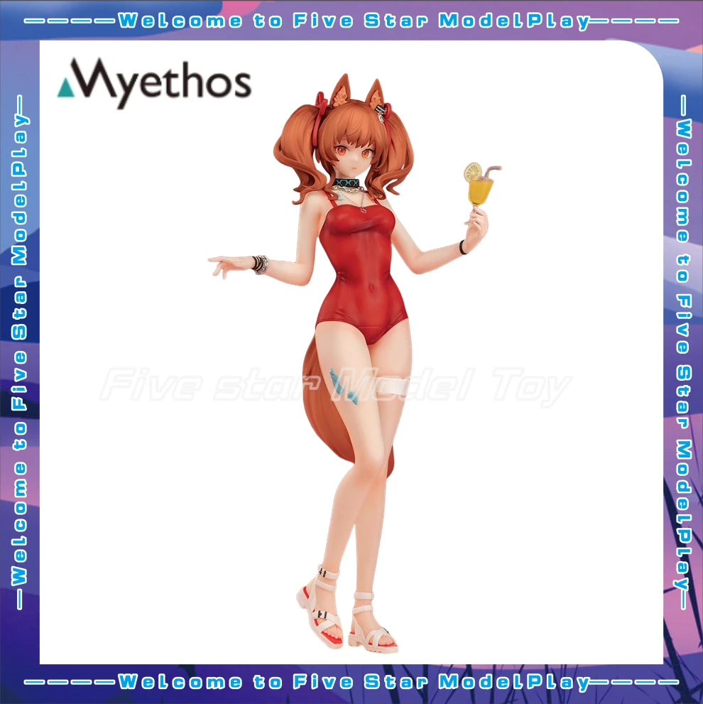 【FS】هدية Myethos الأصلية + سلسلة Arknights Angelina Summer VER. 1/8 ألعاب نماذج الرسوم المتحركة