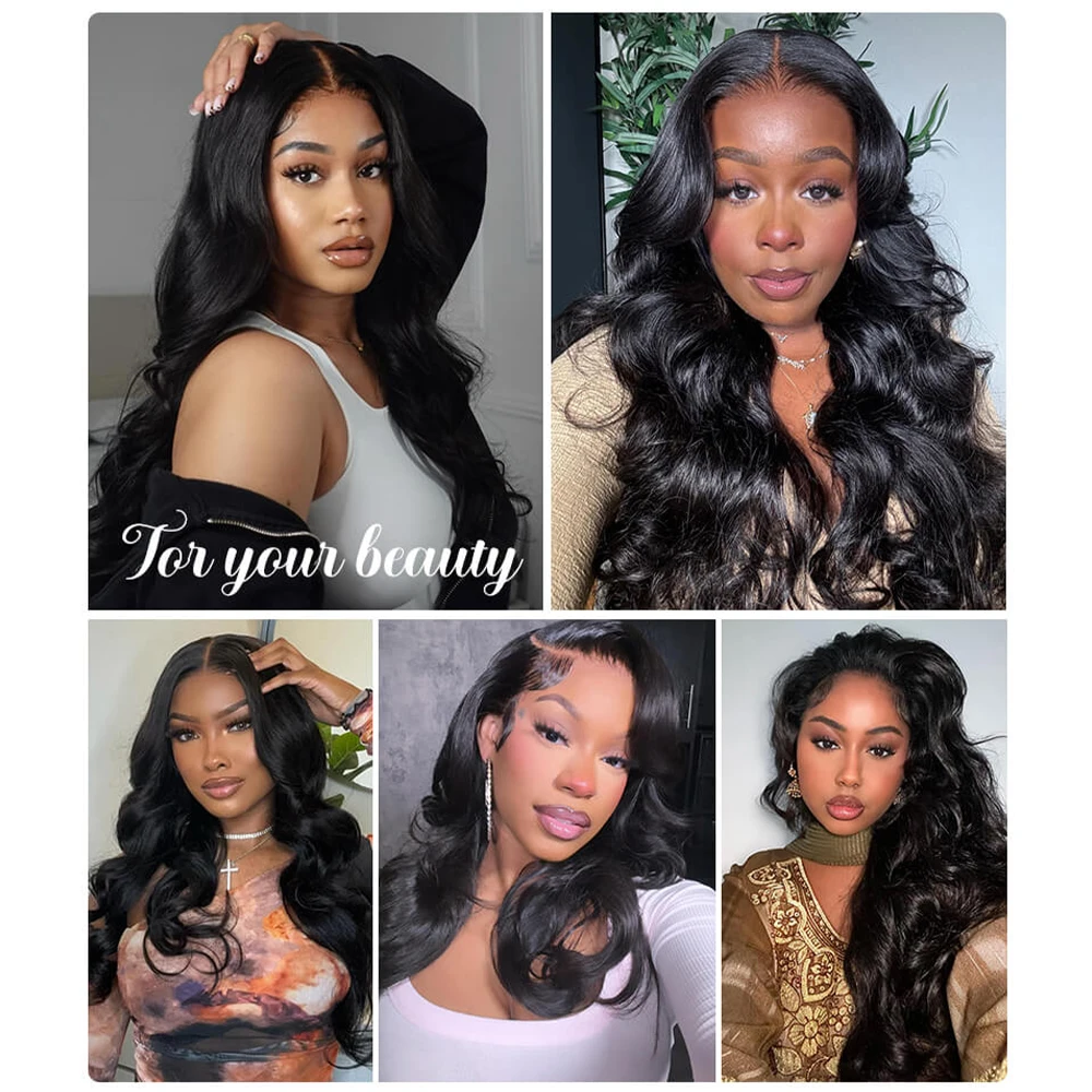 250% الكثافة 13x6 الجسم موجة الدانتيل الجبهة الباروكات شعر الإنسان قبل قطعها غلويليس الباروكات شعر الإنسان البرازيلي عذراء الجسم موجة