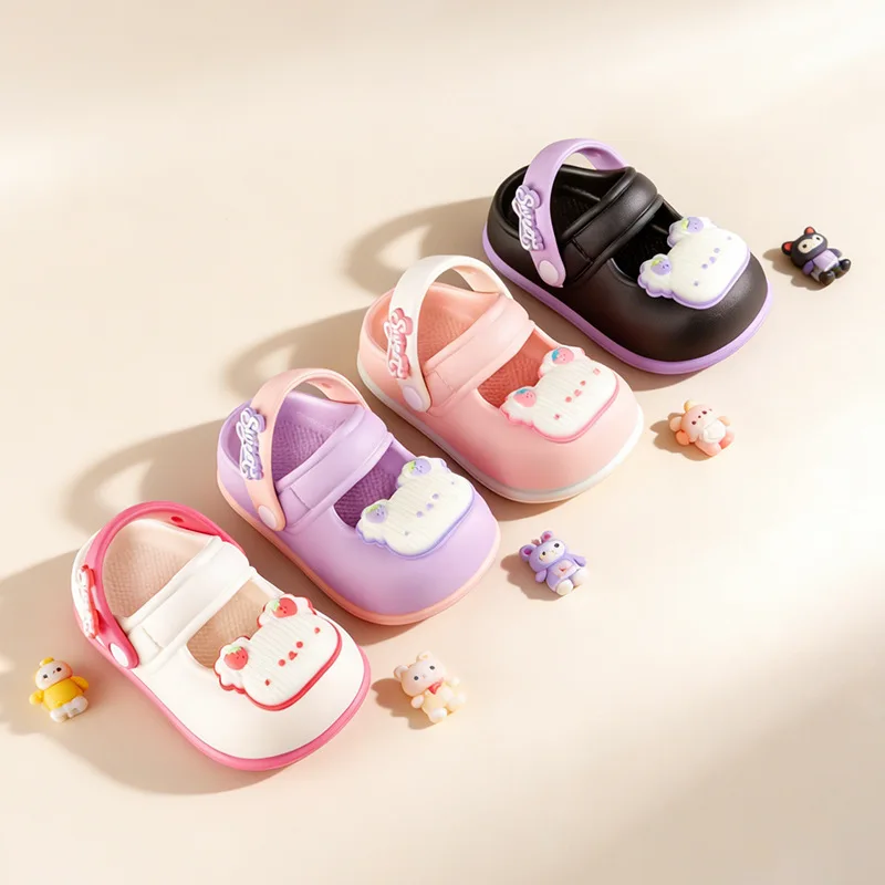 

Fashion Girls' Shoes 2026 Summer New Kids Sandals Cute Versatile Girls' Slippers Lightwe Comfort Child Beach Shoes Детские
