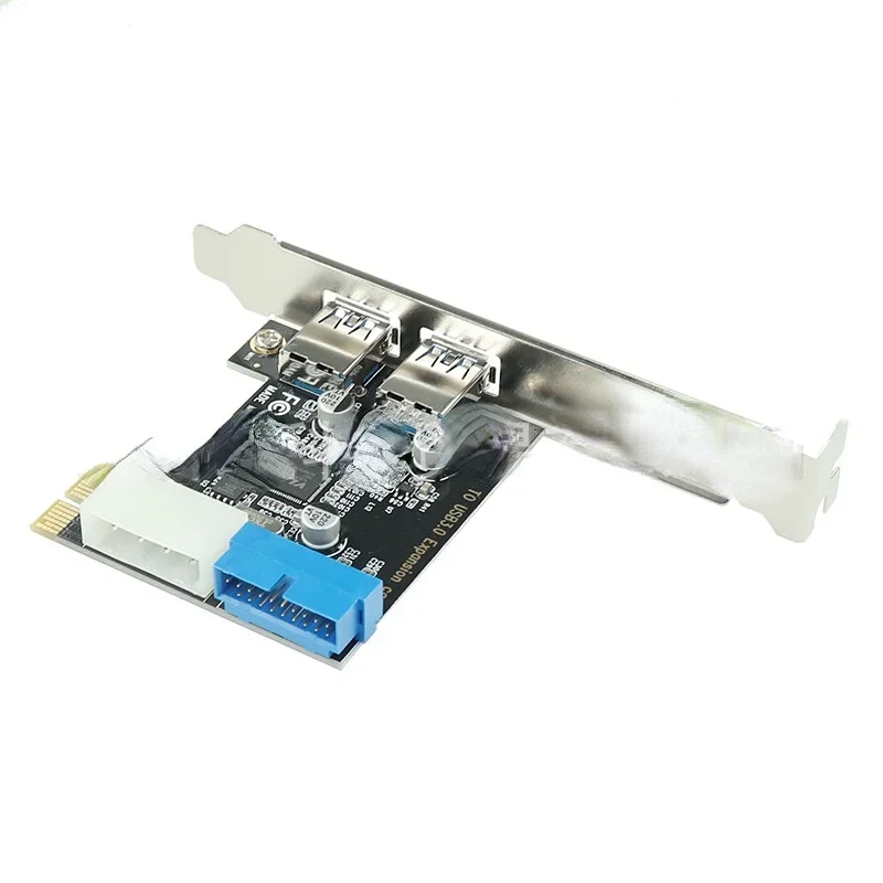 USB3 PCI Express Adapter PCI E To USB 3.0 20pin Converter Controller PCIe X1 USB 3 0 2 Ports Adapter USB3.0 PCI-e Expansion Card