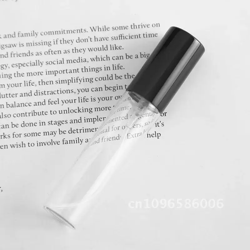 100pcs x 5ml 10ml 15ml Portable Empty Bottle Case Travel Parfum Spray For Bottle Sample Perfume Cosmetic Makeup Containrs Gift