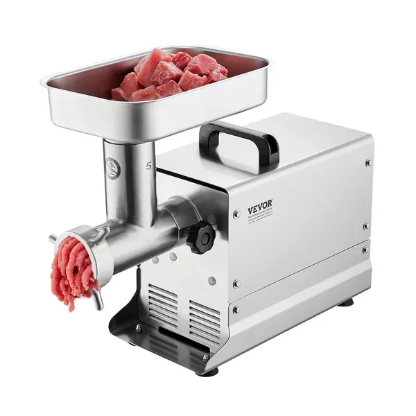 

Commercial Electric Meat Grinder 5 Lbs/Min Sausage Stuffer Maker Kitchen