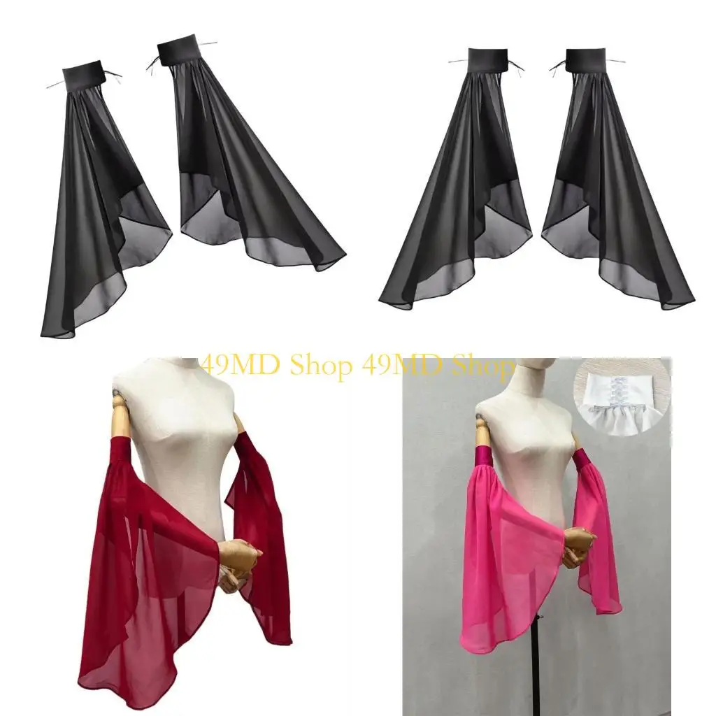 

49MD Женщины ложные рукава свадебные епископы декоративные манжеты для свадьбы для свадьбы для свадьбы