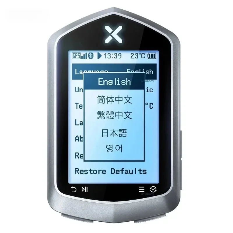 XOSS NAV Plus NAV + دراجة الكمبيوتر نظام تحديد المواقع دراجة ركوب الدراجات خريطة الطريق الملاحة الجبلية الطريق اللاسلكية عداد السرعة عداد المسافات دوامة #3