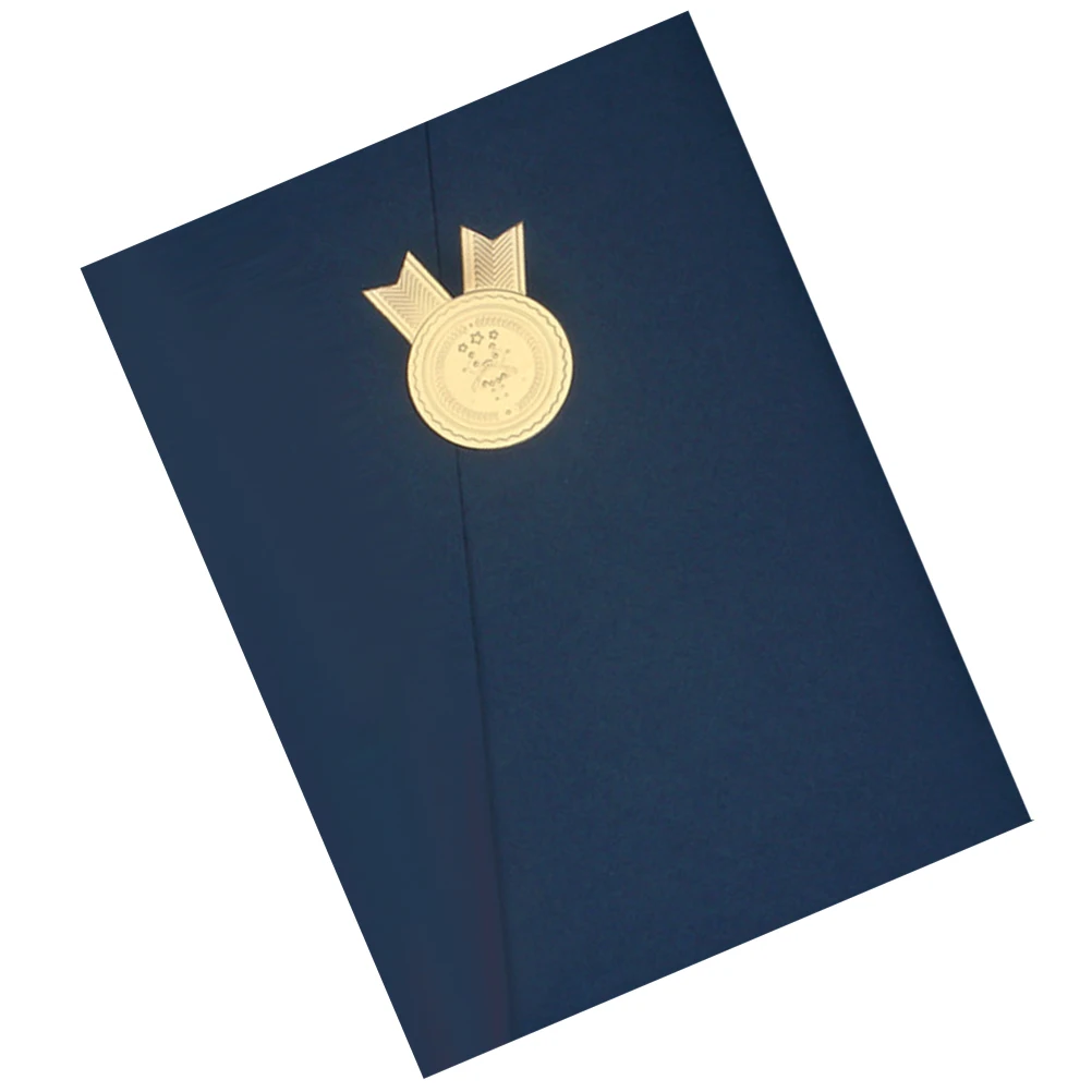 

Diploma Cover A4 Size Award Certificate Holder Paper Material Red Color Document Protector Folder for Home Office Use