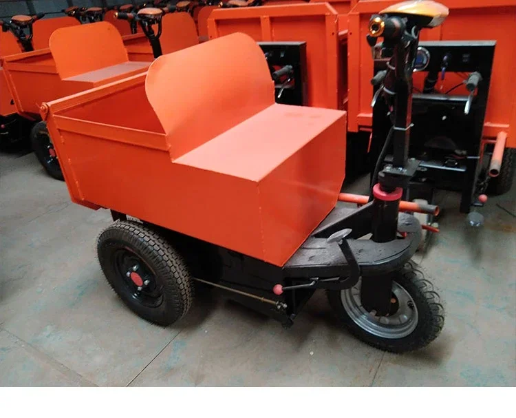 Electric Cargo Mining Four-wheel Dumper Truck Tricycle