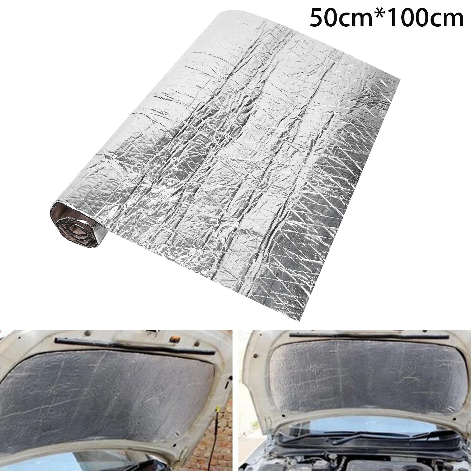 50x100cm 5mm Car Acoustic Thermal Sound Deadener Mat Sound Proof Wall Panels Auto Deadening Noise Insulation Mats For Cars