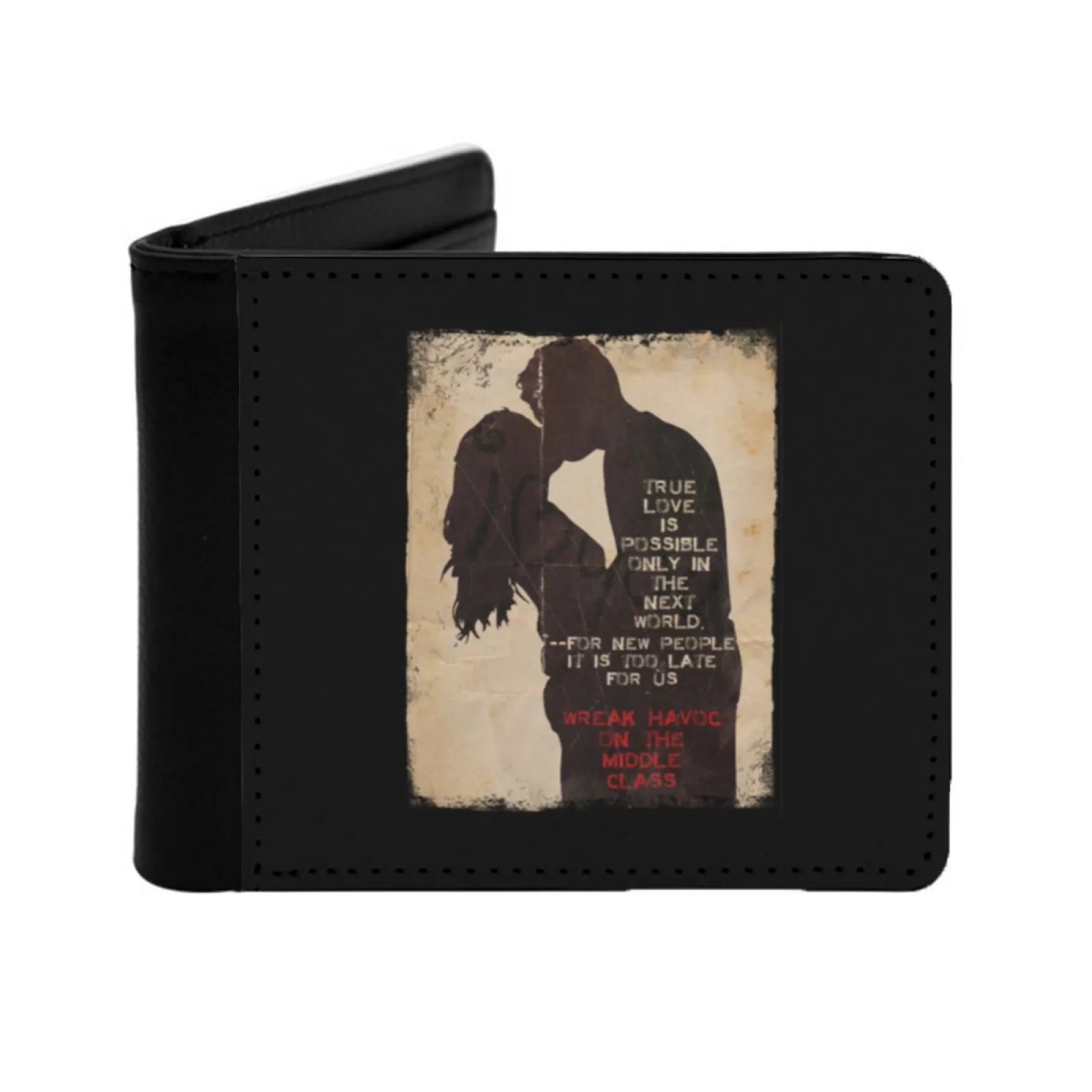 

True Love Disco Elysium Мужской кожаный кошелек Держатели для кредитных карт/Id Вставки Сумка для денег Мужские короткие кошельки Disco Elysium Disco True