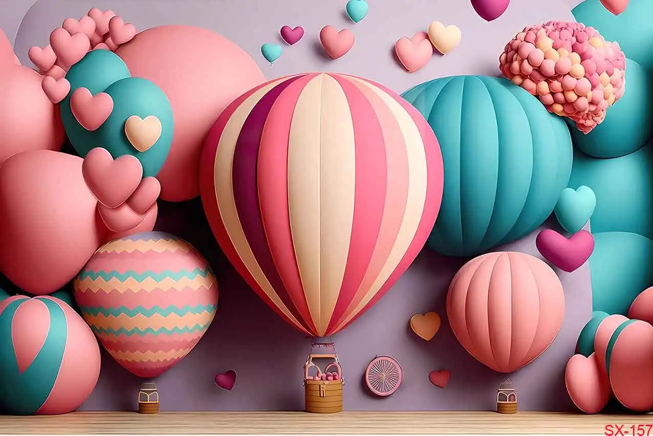 Holz kabine Luftballons Kulissen Kuchen zerschlagen Geburtstag Hochzeit Urlaub Party Dekoration benutzer definierte Hintergründe Requisiten Banner liefert