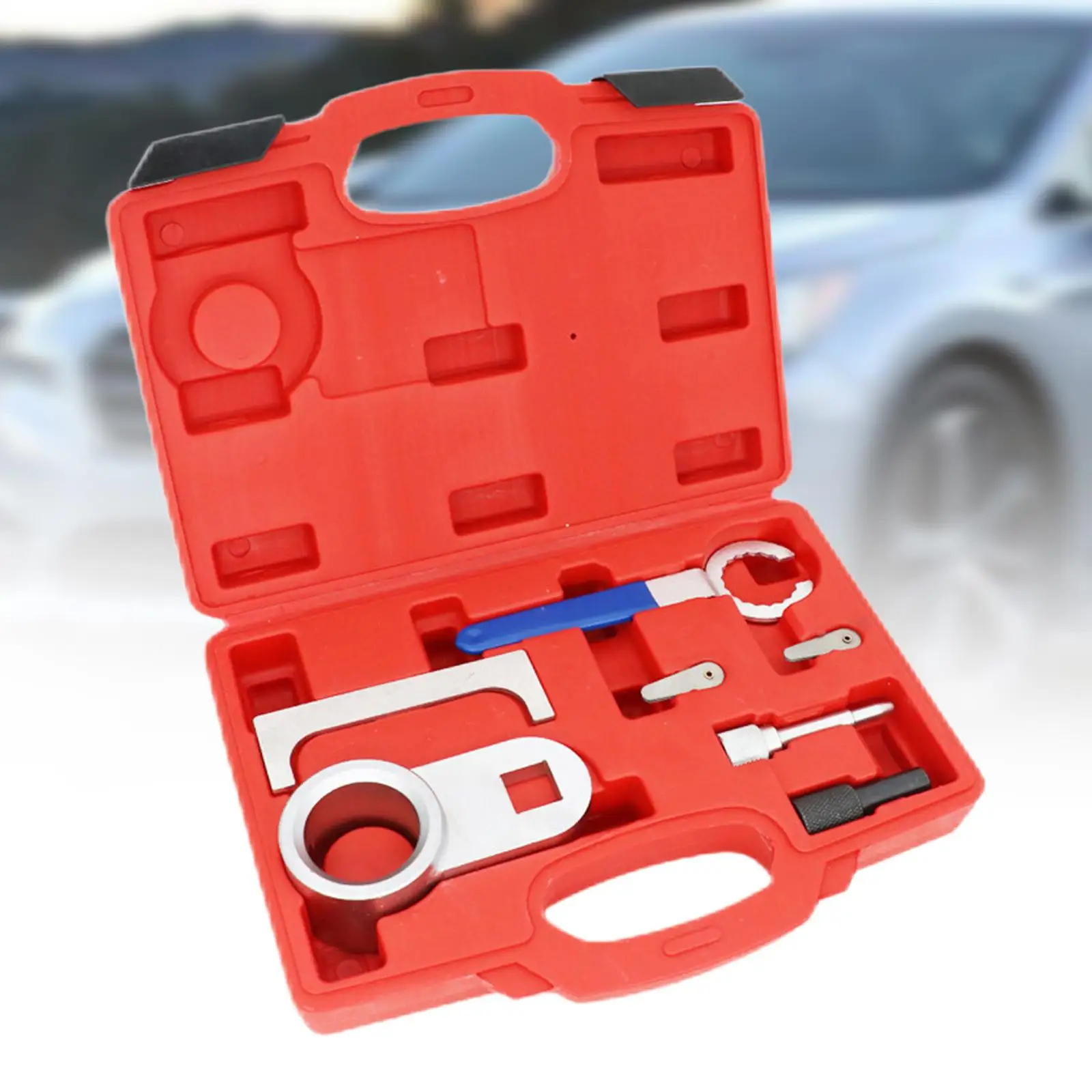 

Engine Timing Tool Easy to Install Heavy Duty Repair Tool Puller Car Accessory Crankshaft Locking Tool Timing Belt Engine Tool
