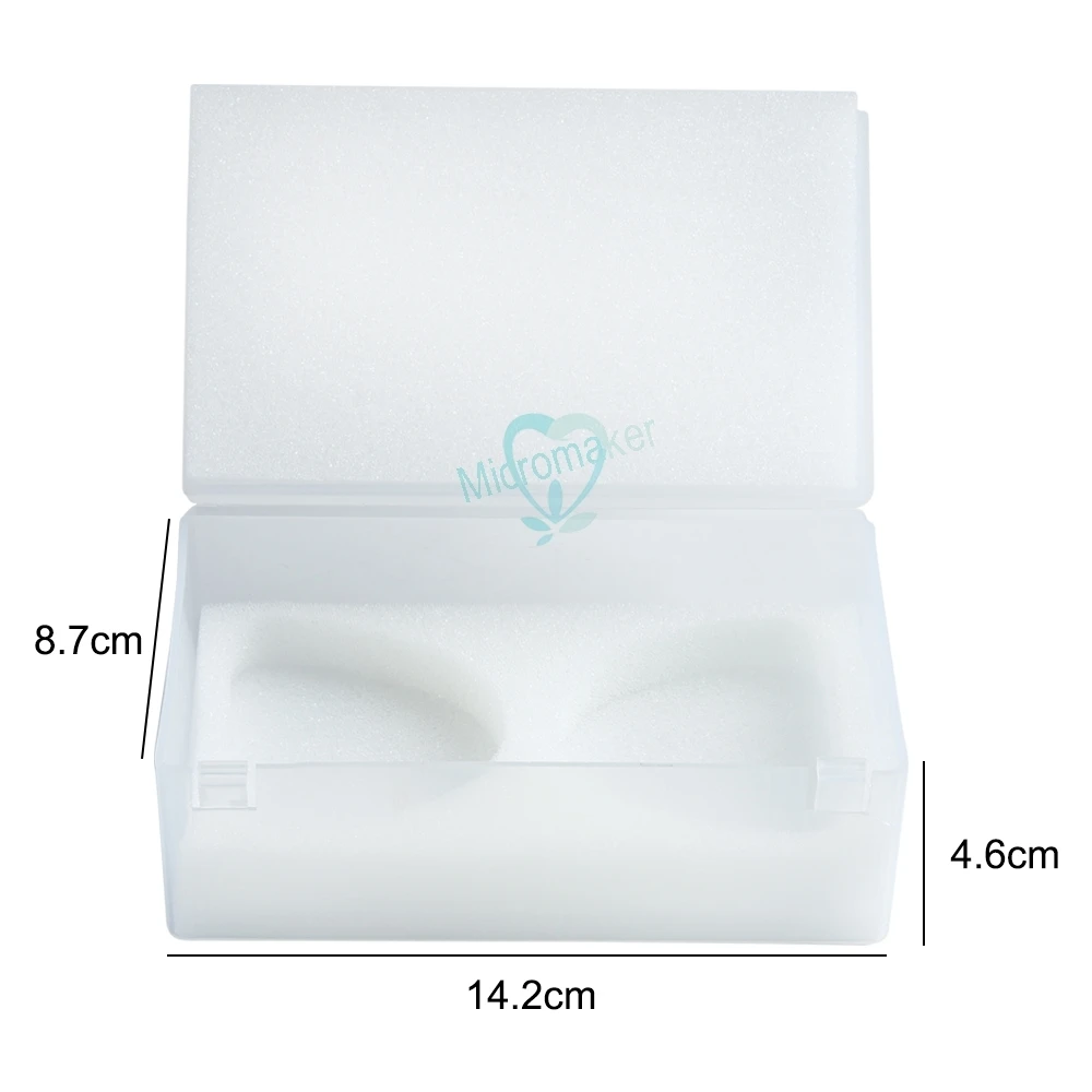 1pcs Dental Tooth Model Storage Box Denture Special Box Turnover Box Plaster Plastic Model Placement Box