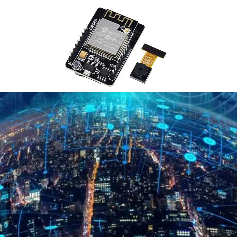 

C9-ESP32-CAM Макетная плата ESP-32S Многофункциональный модуль Wi-Fi с модулем OV2640 Модуль WIFI + Bluetooth, простая установка Прочный
