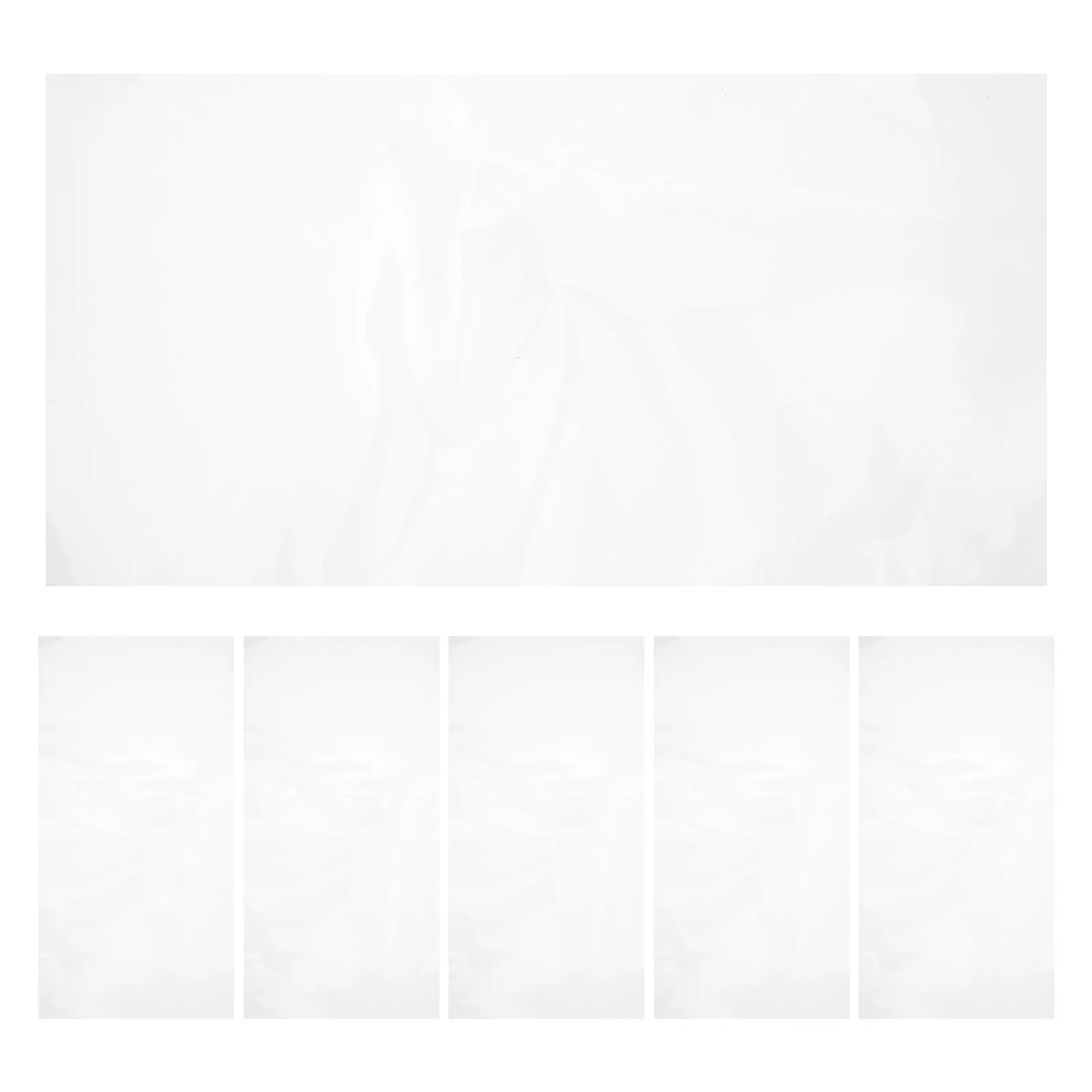 

6 шт. прозрачных самоклеящихся вентиляционных решеток из ПЭТ-материала, легко устанавливаемые, для пола, стен, потолка, замена вентиляционных решеток систем ОВКВ