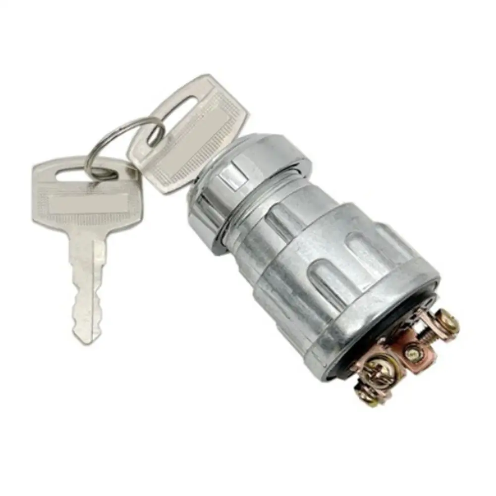 

Металлический выключатель зажигания JK423 для вилочных погрузчиков для автомобилей, сельскохозяйственная техника включает два ключа, простая установка