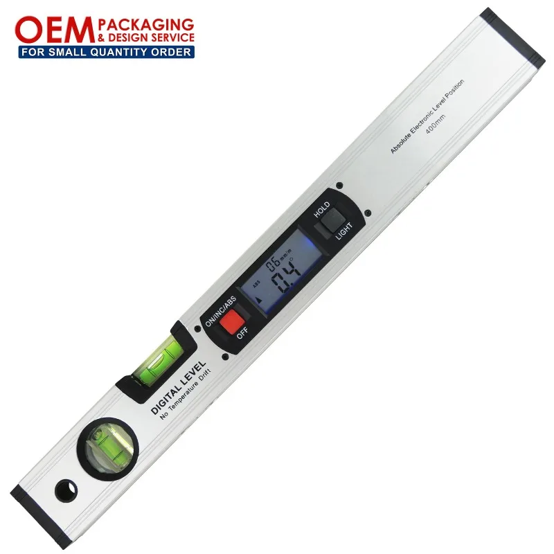 

Digital Goniometer Level Protractor Ruler 360 Degree Upright Inclinometer With Magnet (OEM Packaging Available)