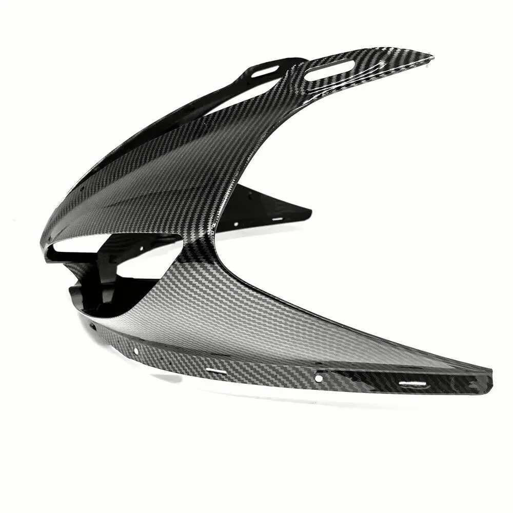 Carbon Fiber Color Front Nose Upper Headlight Fairing For YAMAHA YZF R6 2003 2004 2005