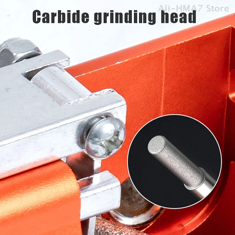 Portable Hand Chainsaw Sharpener Grinder Tool Household Manual Chain Grinding Tool Electric Chain Saw Blade Grinding Machine