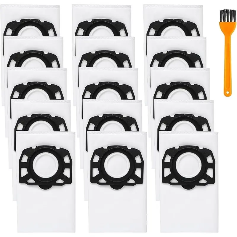 

Набор из 15 пылесборников KFI 357 для пылесосов Karcher WD2, WD3, KWD1, KWD2, KWD3, MV3, WD3.200-WD3.800 M (модели 2025 года)