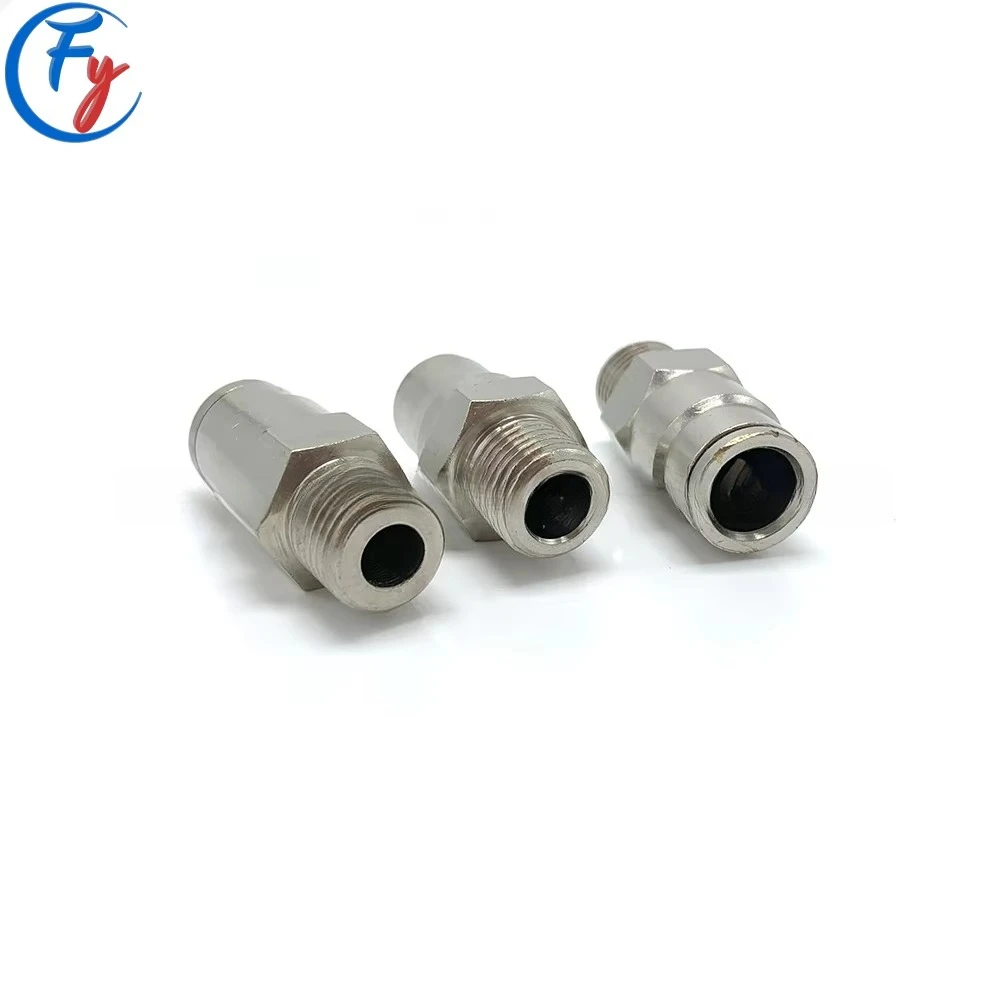 10Pcs Push-in Slip Lock Pipe Adapter 6.35mm 9.52mm 12.7mm 1/4