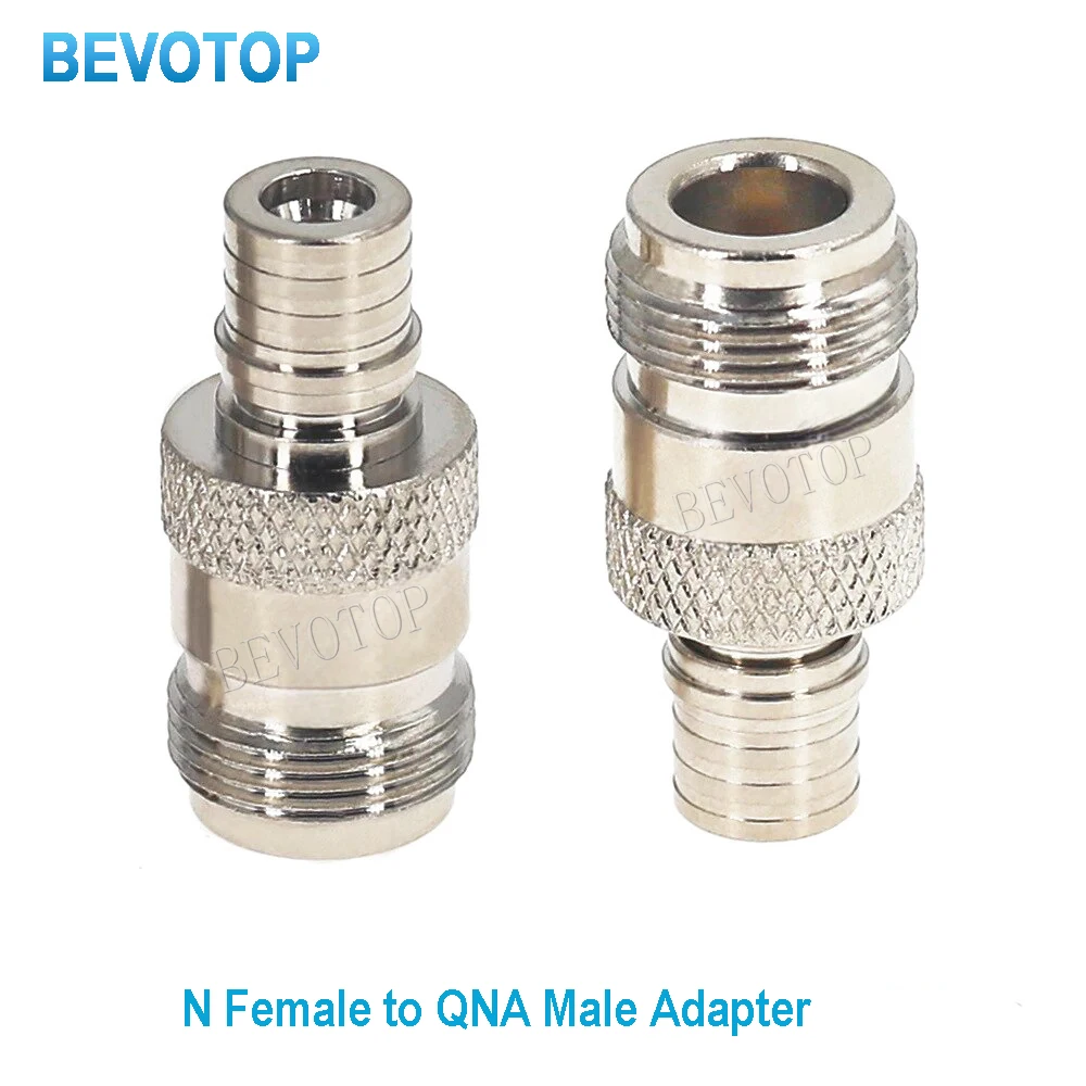 

5PCS/lot QMA Male Plug to N Female Straight Connector for WiFi Antenna Radio Antenna N-K to QMA-J RF Coaxial Adapter Wholesales