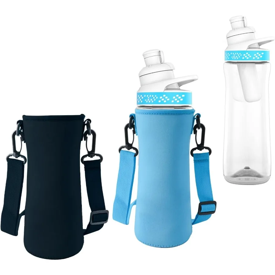 

Рукав из 2 шт., совместимый с бутылкой для воды Cirkul на 32 унции, рукав для бутылки с водой для стакана Cirkul, нержавеющая сталь, неопреновая изоляция