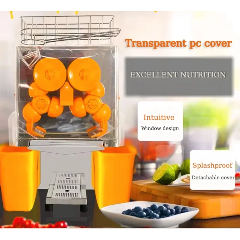 

Промышленный автоматический блендер-соковыжималка Birui 40 л для фруктов и овощей, 220 В, высокопроизводительный, для коммерческого использования и кейтеринга, модель 2026 года