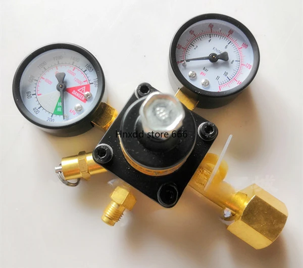 Coke machine cylinder pressure gauge pressure reducing valve carbon dioxide cylinder pressure gauge