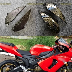 Motorcycle Gas Fuel Tank Side Cover Panel Trim Cowl Fairing Fit for Kawasaki Ninja ZX6R ZX-6R 636 2005 2006