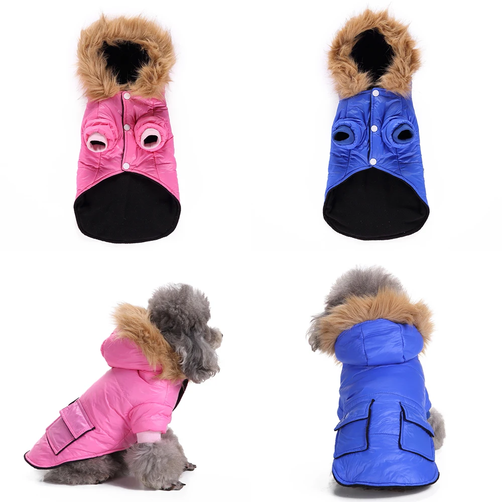 

Warm Winter Pet Dog Clothes for Small Dog Costume French Bulldog Outfit Coat Waterproof Jacket Chihuahua Harness Clothing